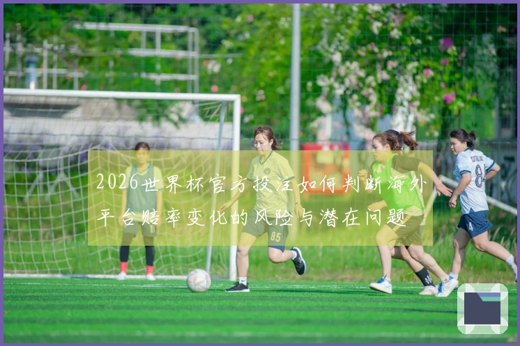 2026世界杯官方投注如何判断海外平台赔率变化的风险与潜在问题